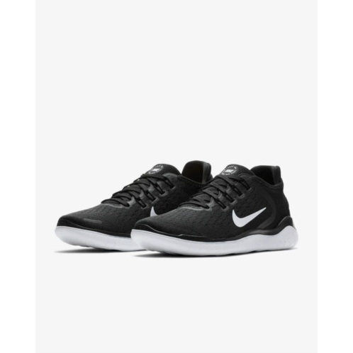 Nike free rn 2018 942837-001 womens black white running shoes size us 7.5 zj546