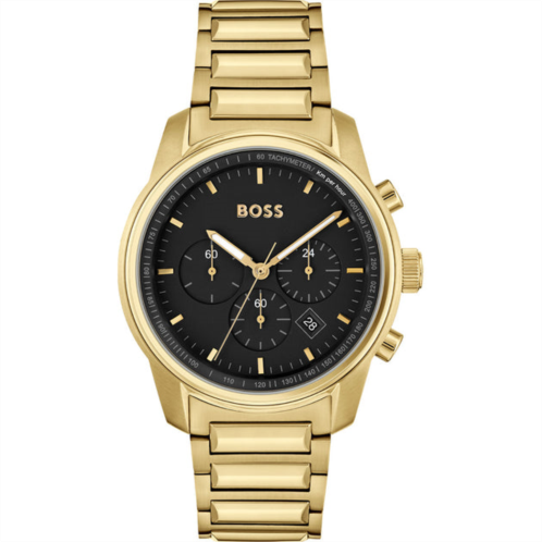 Hugo Boss mens trace 44mm quartz watch
