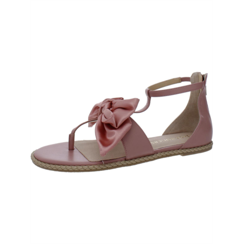 Jack Rogers heidi womens leather bow t-strap sandals