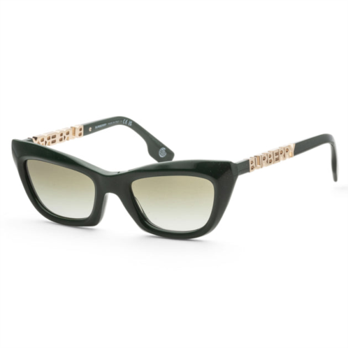 Burberry womens 51mm green sunglasses be4409-40388e-51