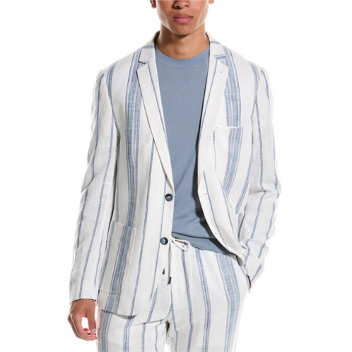 Paisley & Gray dover notch slim fit linen-blend jacket
