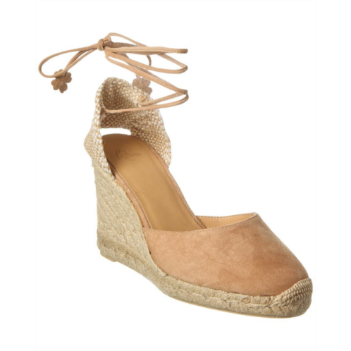 Castaner carina 80 suede wedge espadrille