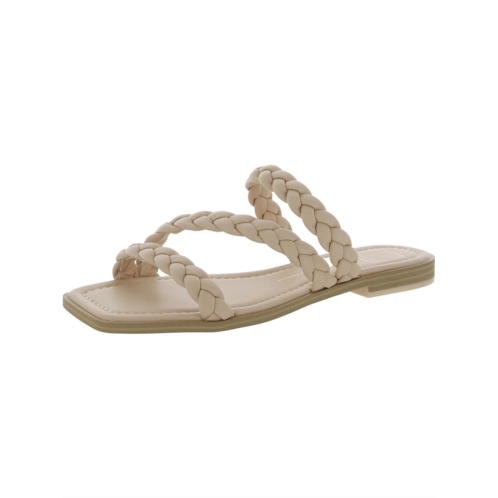 Dolce Vita iman womens braided slip on slide sandals