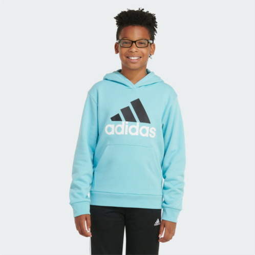 Adidas kids long sleeve essential fleece hoodie