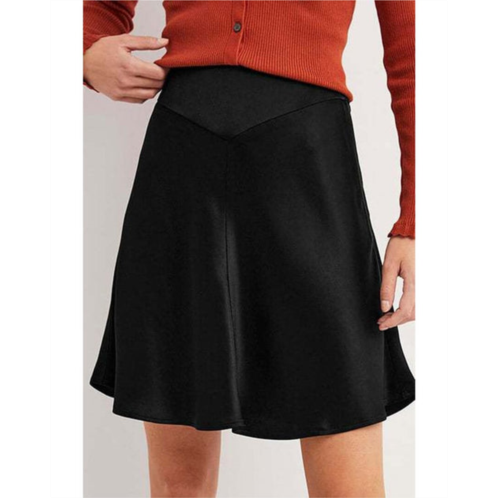 Boden satin bias-cut mini skirt