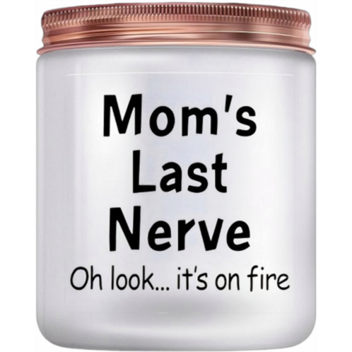 Lovery mothers day vanilla scented soy wax candle mom last nerve