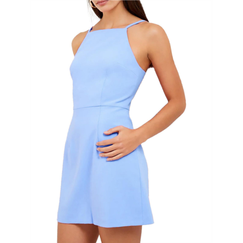 French Connection womens square neck cocktail mini dress