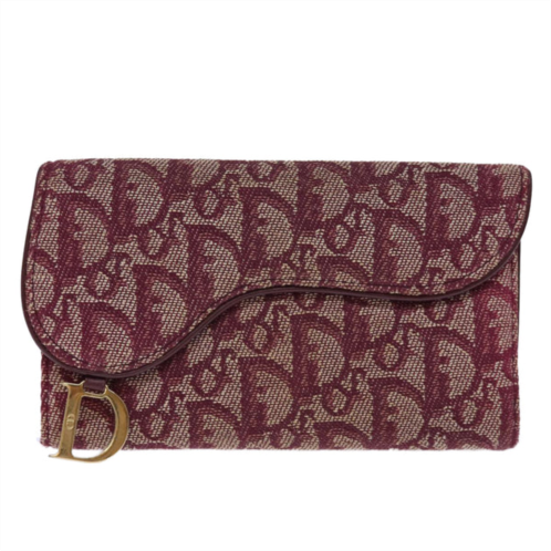 Dior saddle canvas wallet (pre-owned)