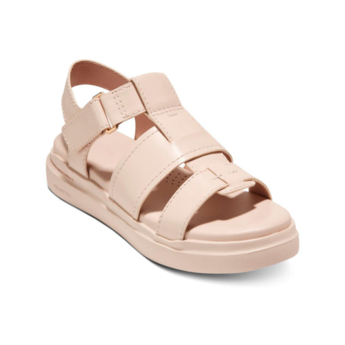 Cole Haan grandpro rally womens faux leather strappy fisherman sandals