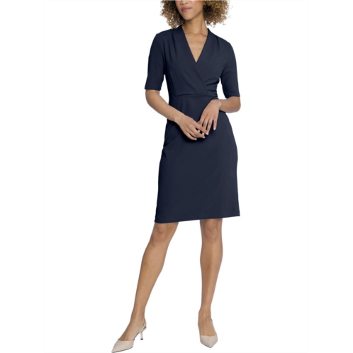 Maggy London womens surplice polyester wear to work dress