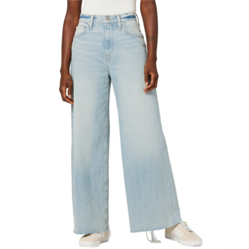 HUDSON Jeans james high-rise wide leg barefoot iris jean