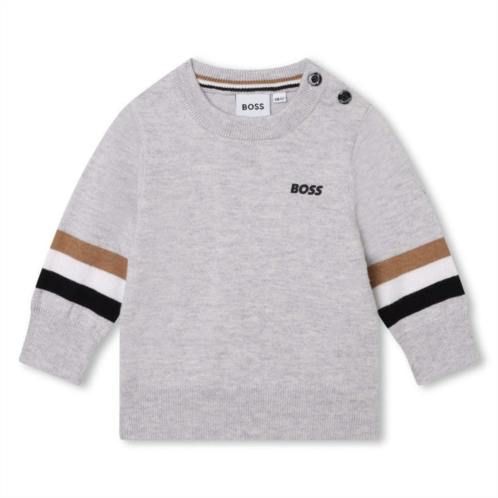 BOSS gray logo sweatshirt