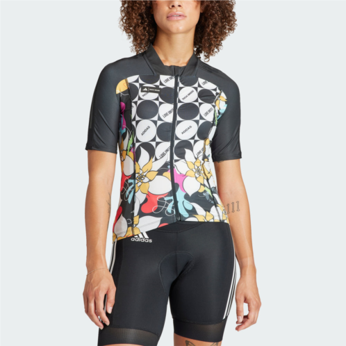 Adidas womens rich mnisi x the cycling short sleeve jersey