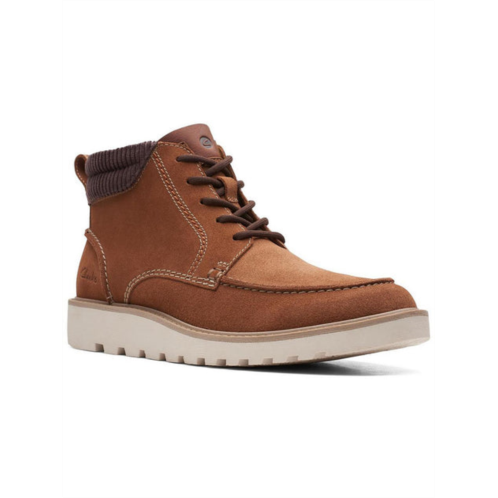 Clarks barnes mid mens high top ankle oxfords