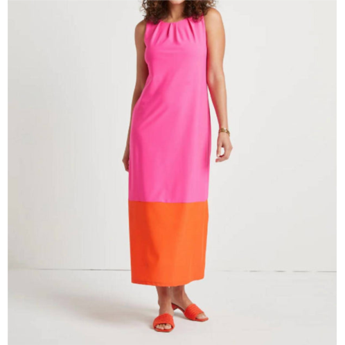 JUDE CONNALLY pamela dress in hot pink/apricot