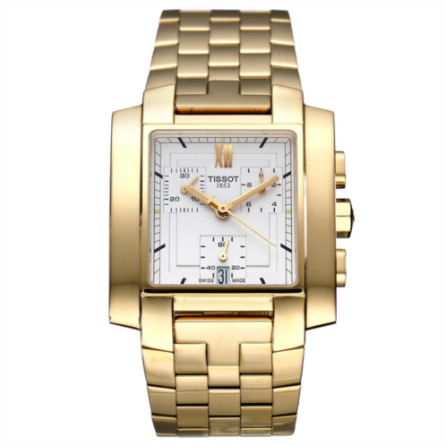 Tissot mens 33mm gold watch t60558733