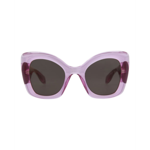 Alexander McQueen cat eye-frame bio injection sunglasses