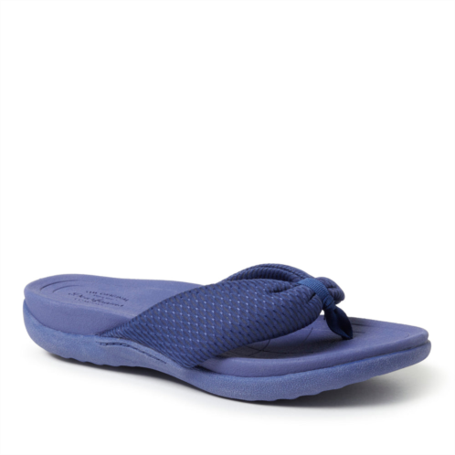 Dearfoams womens low foam thong sandal