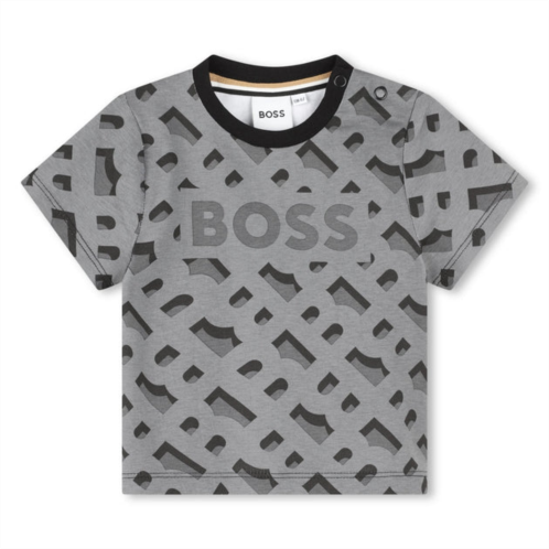 BOSS gray logo t-shirt