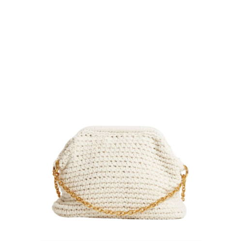 Moda Luxe christabel crochet crossbody bag in white