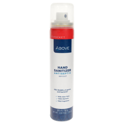 Above antiseptic hand sanitizer aerosol spray by for unisex - 3.38 oz hand sanitizer