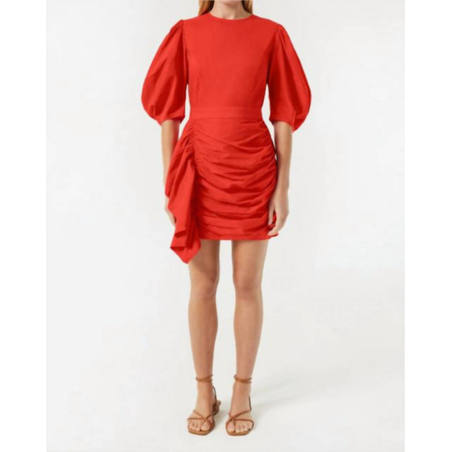 RHODE pia dress in chili