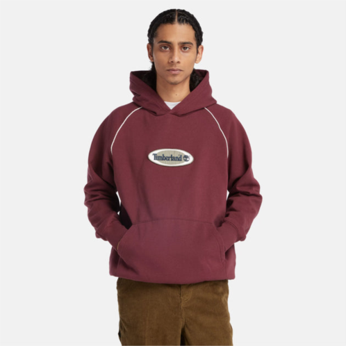 Timberland mens oval logo patch hoodie