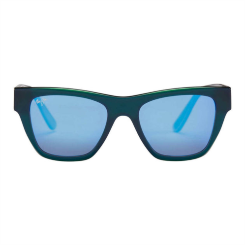 Maui Jim ekolu sport sunglasses in blue/green/grey/blue hawaii