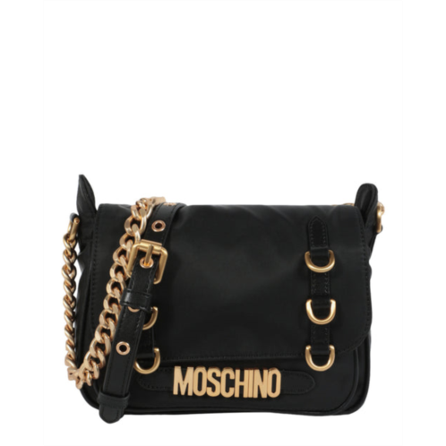 Moschino nylon logo lettering shoulder bag