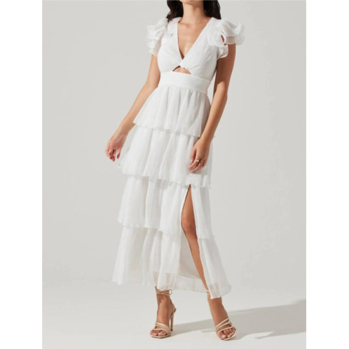 ASTR emporia dress in white
