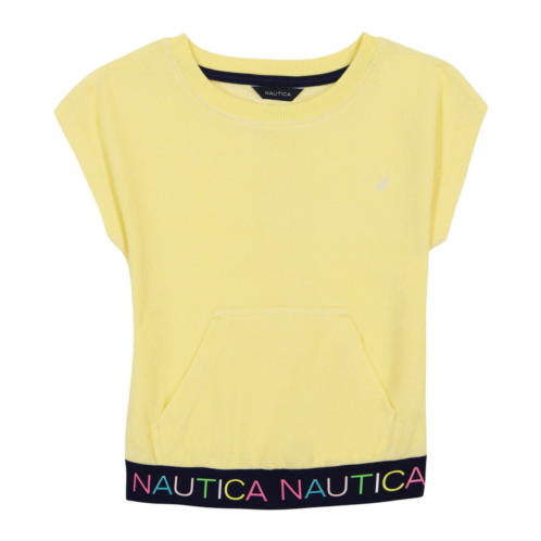 Nautica little girls elastic hem sweatshirt (4-6x)