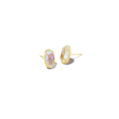 Kendra Scott grayson stud earrings in dichroic glass