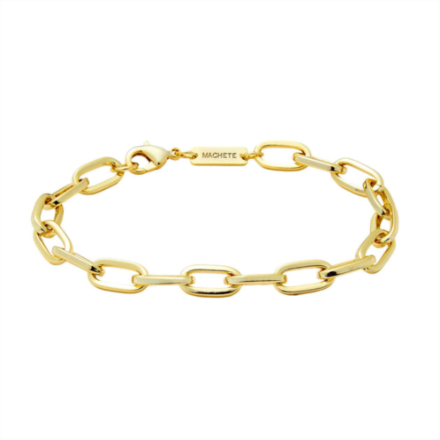 MACHETE grande oval link bracelet in gold