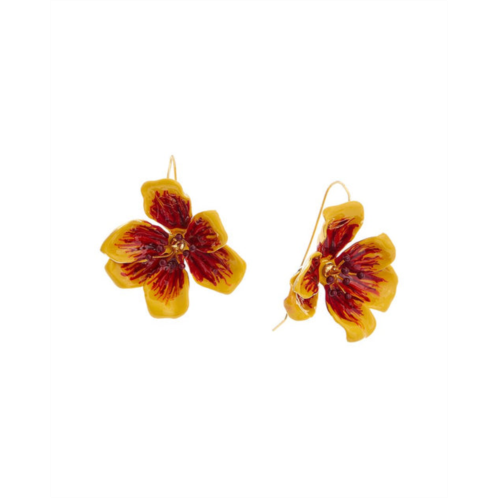 Oscar de la Renta fall 2023 14k broken tulip earrings