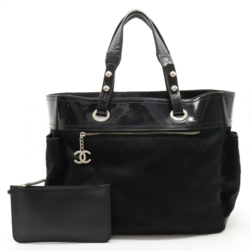 Chanel patent leather tote bag (pre-owned)