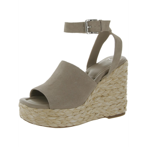 Marc Fisher LTD nelly womens suede woven wedge sandals