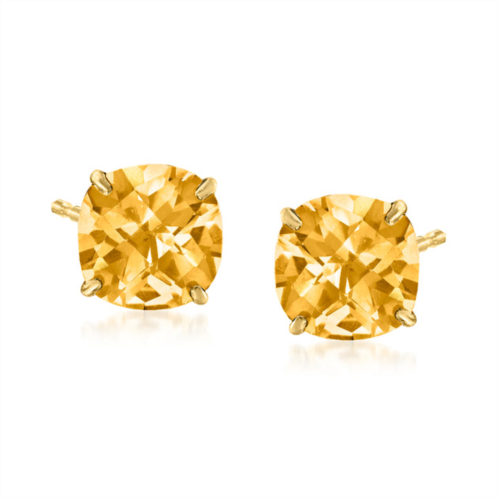 Ross-Simons citrine stud earrings in 14kt yellow gold