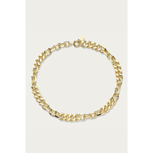 F+H Studios mixed up statement necklace in gold