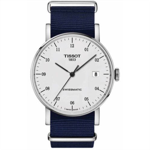 Tissot mens classic white dial watch