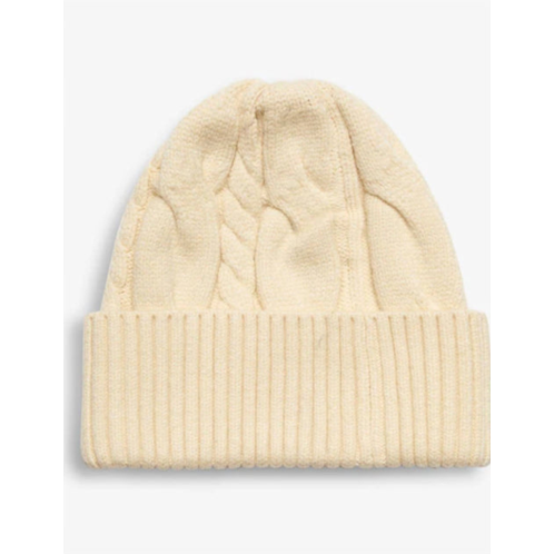 VARLEY charmond cable beanie in whitecap grey