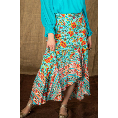 Vintage Collection island skirt in marine blue