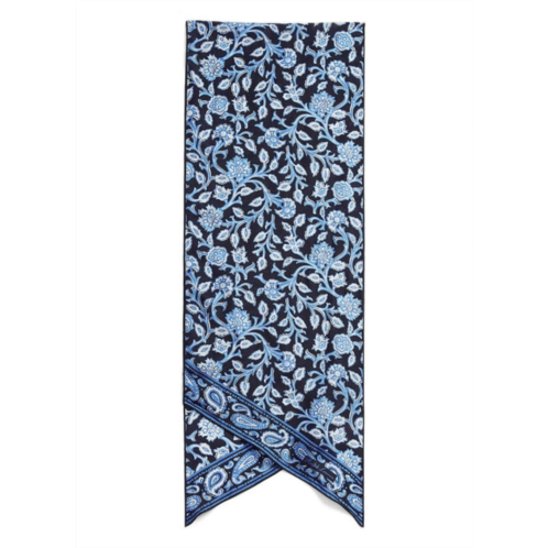 RALPH LAUREN bandana silk twill in blue
