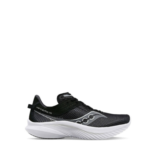 SAUCONY womens kinvara 14 running shoes in black/white