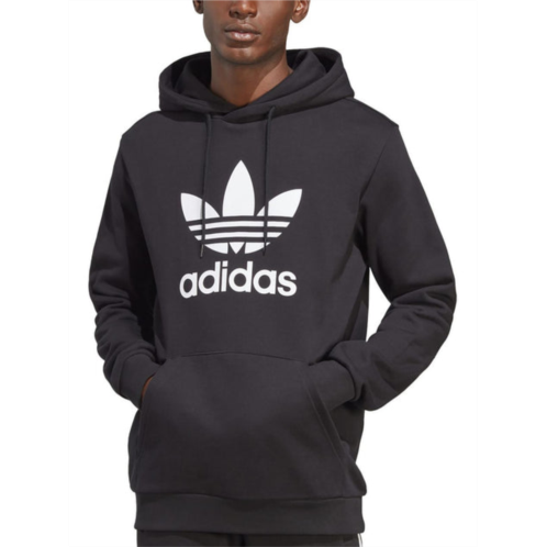 Adidas trefoil mens logo cotton hoodie