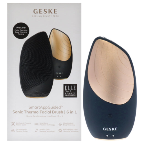Geske sonic thermo facial brush 6 in 1 - gray by for women - 1 pc brush