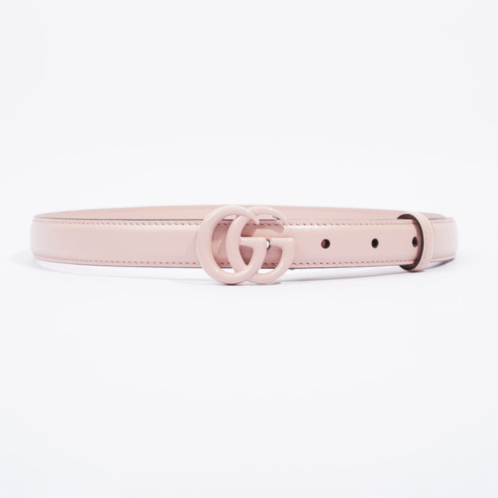 Gucci gg marmont thin belt light leather