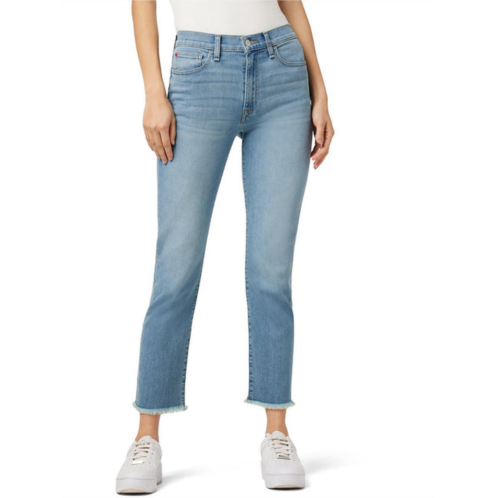 Hudson blair womens high rise cropped straight leg jeans