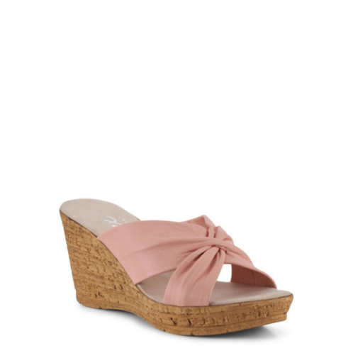 ONEX womens ruth wedge sandal in pink