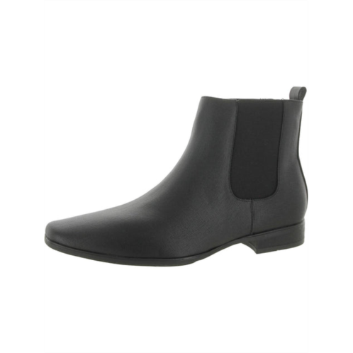 Calvin Klein brayden mens faux leather embossed ankle boots