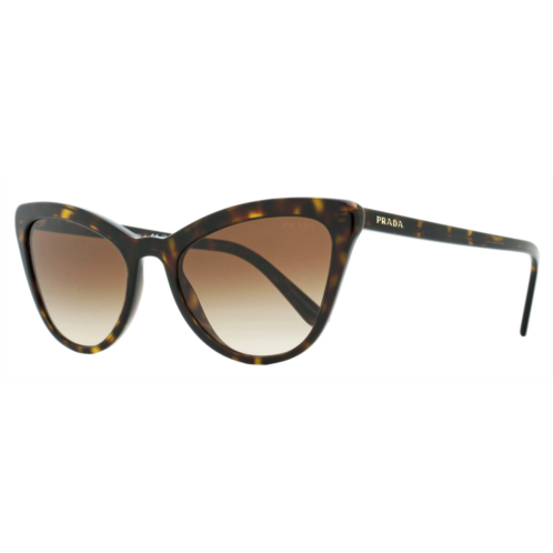Prada womens catwalk sunglasses spr01v 2au-6s1 havana 56mm